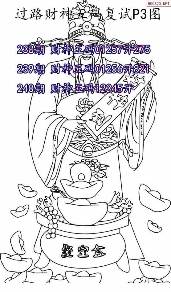 20年240期财神爷五码p3图