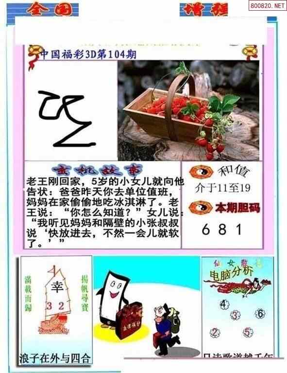 清漫图21104期清清玄漫怪字神贴3d图迷