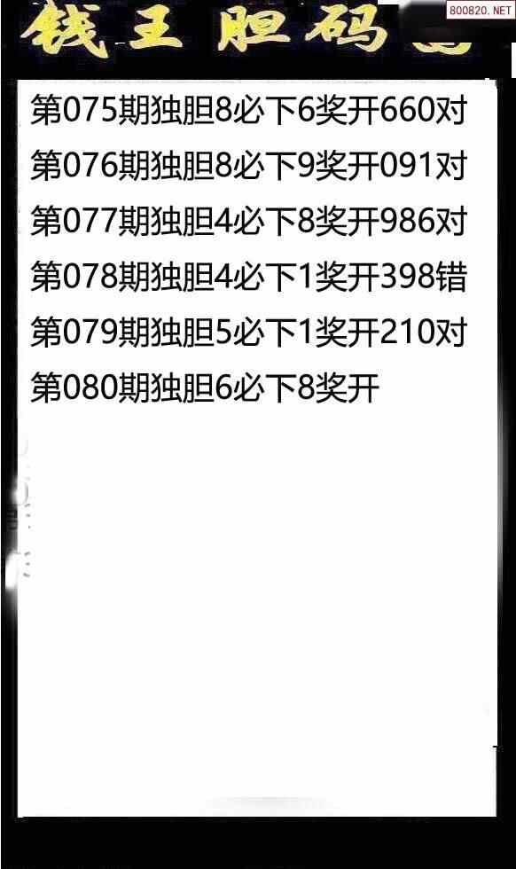 钱王图22080期钱王胆码图钱王杀码图