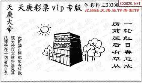 2020065期正版天庚p3图谜